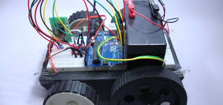 Un robot dirigido con un PC