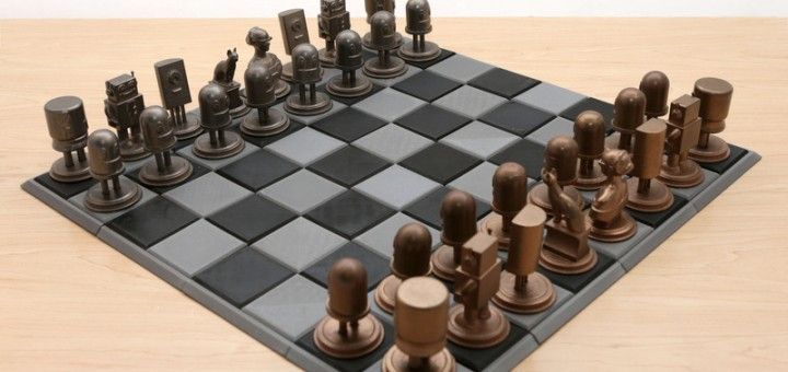 ajedrez impreso3d 720x340 - Crea un ajedrez de metal impreso en 3D