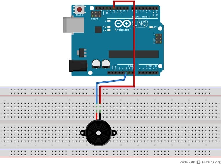 conexión altavoz o buzzer arduino - Tutorial de Arduino- Haciendo Sonidos con Arduino