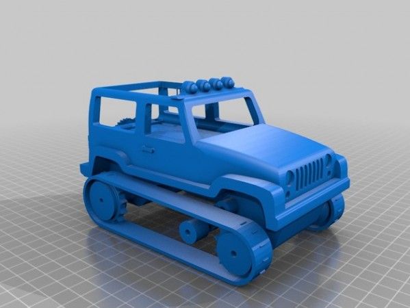 jeep arduino3 599x450 - Arduino controla este jeep de control remoto impreso en 3D
