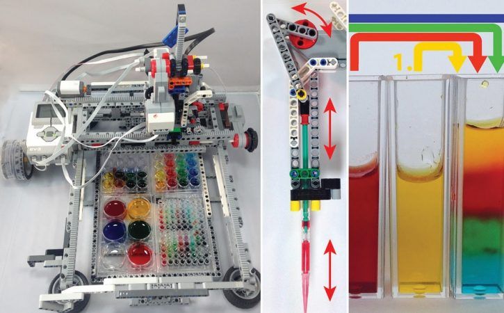 robot laboratorio 725x450 - Estudiantes construyen un laboratorio robotizado con LEGO