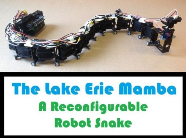 robot serpìente 608x450 - Construye un robot serpiente muy bailón con Arduino