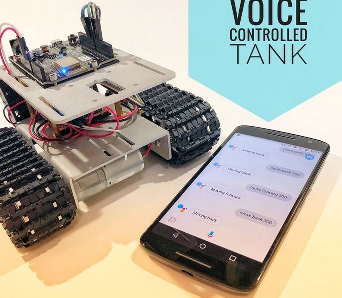 como fabricar robot wifi arduino - Construir un Robot que obedece a tu voz con GoogleAssistant y IFTTT