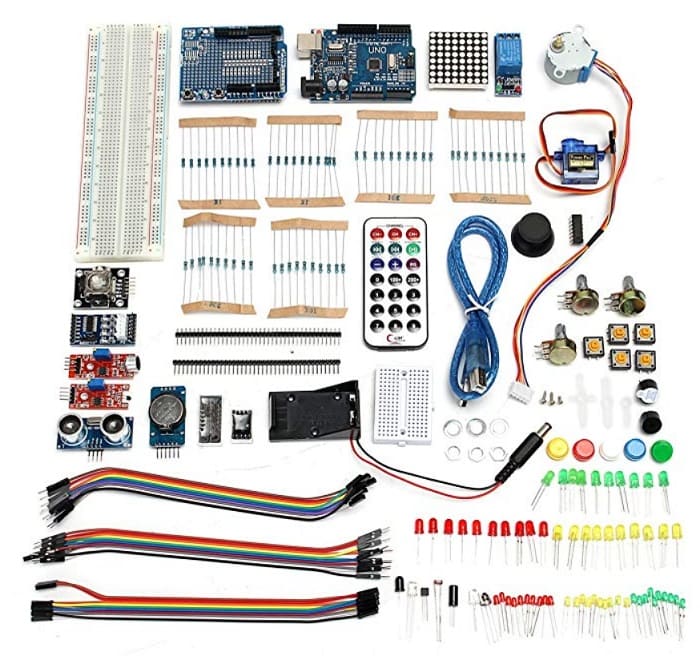 Ultimate UNOR3 Starter con Los Kits De Relé De Servomotor De Paso para Arduino
