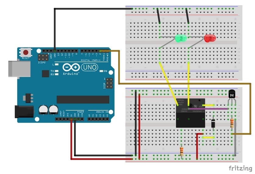 relays y Arduino Uno - Uso de los relés y el Arduino Uno