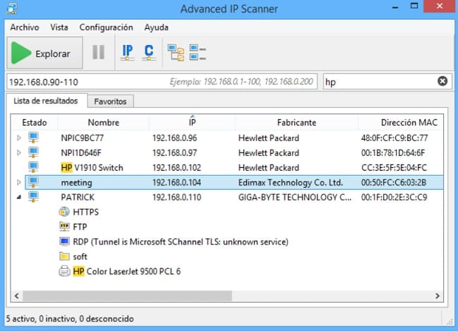 advanced ip scanner - Cómo encontrar la dirección IP actual de la Raspberry Pi