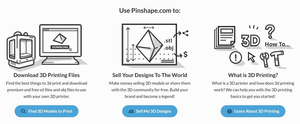pinshape - Las mejores alternativas a Thingserve para impresión en 3D
