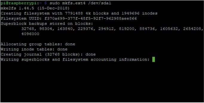 sudo mkfs - Cómo arrancar una Raspberry Pi 4 desde un disco SSD o HDD