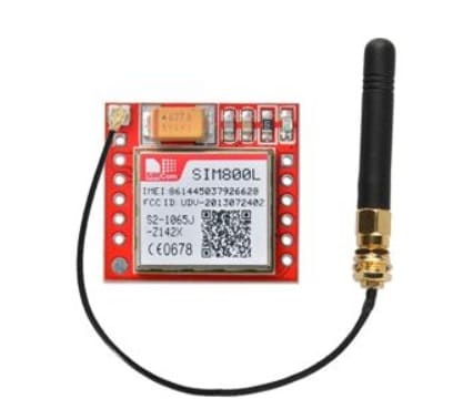 SIM800L GSM con antena - Enviar Recibir SMS y llamar con el módulo SIM800L GSM y Arduino