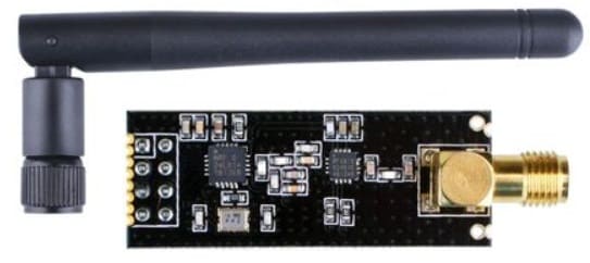 nRF24L01 PA LNA Wireless Transceiver Module with External Antenna - Cómo funciona el módulo inalámbrico nRF24L01 y su interfaz con Arduino