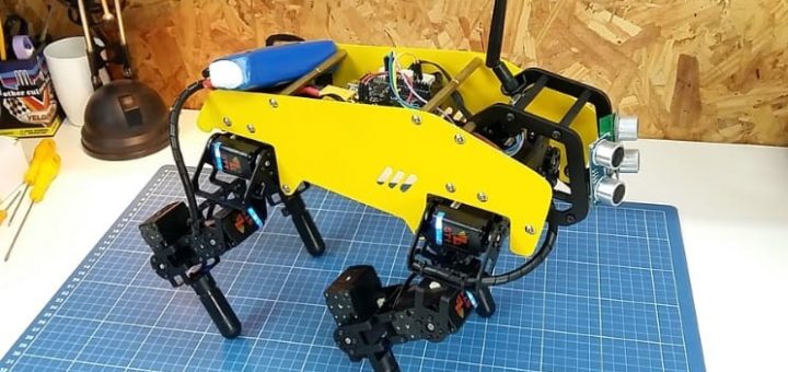 robot autonomo de 4 patas
