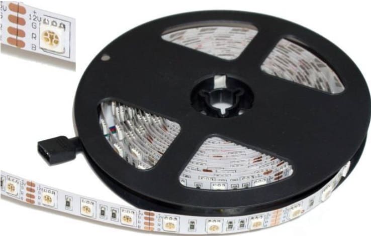bobina leds - Cómo construir un controlador de tiras LED RGB usando ESP8266