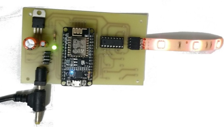 prueba leds y nodemcu - Cómo construir un controlador de tiras LED RGB usando ESP8266