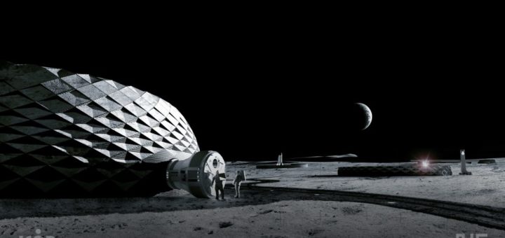 Infraestructura lunar impresa en 3D