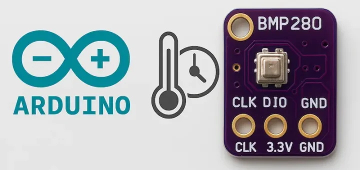 medir la temperatura y la presión barométrica con Arduino y BMP280