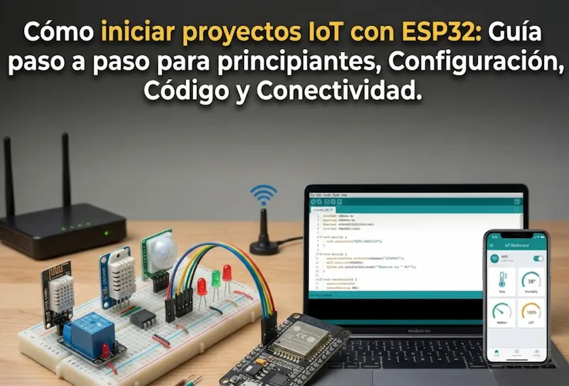 Iniciar Proyectos IoT con ESP32