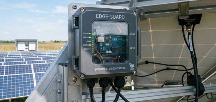 Nodo de monitorización de paneles solares fotovoltaicos con Arduino UNO Q y sensores de edge AI